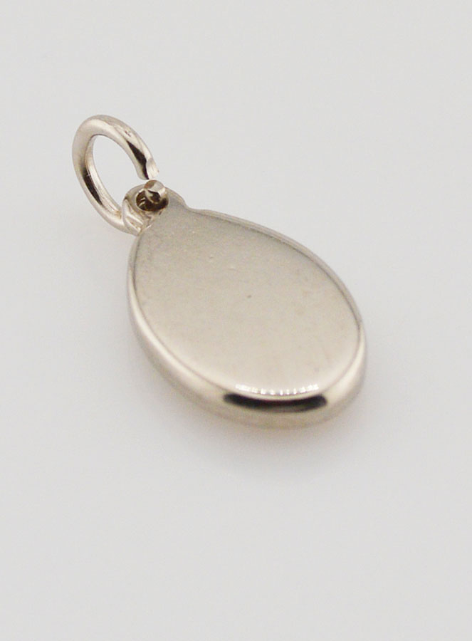 Médaille Vierge Marie qui Défait les Noeuds Argentée - 14 mm (pic 4)