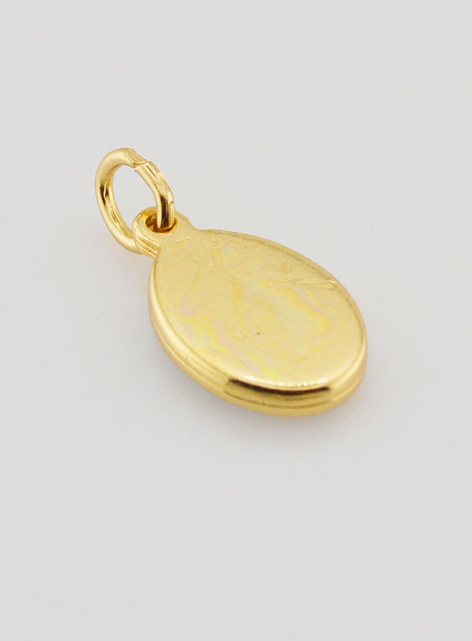 Médaille Vierge Miraculeuse Médaille Miraculeuse Dorée - 14 mm (pic 4)