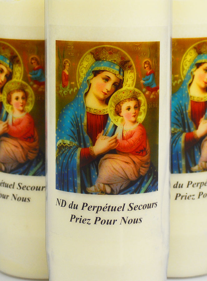 Lot de 3 Bougies de Neuvaine à Notre Dame du Perpétuel Secours (pic 3)