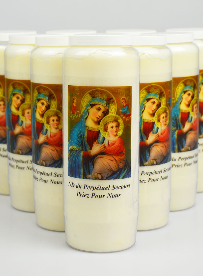 Lot de 10 Bougies de Neuvaine à Notre Dame du Perpétuel Secours (pic 3)