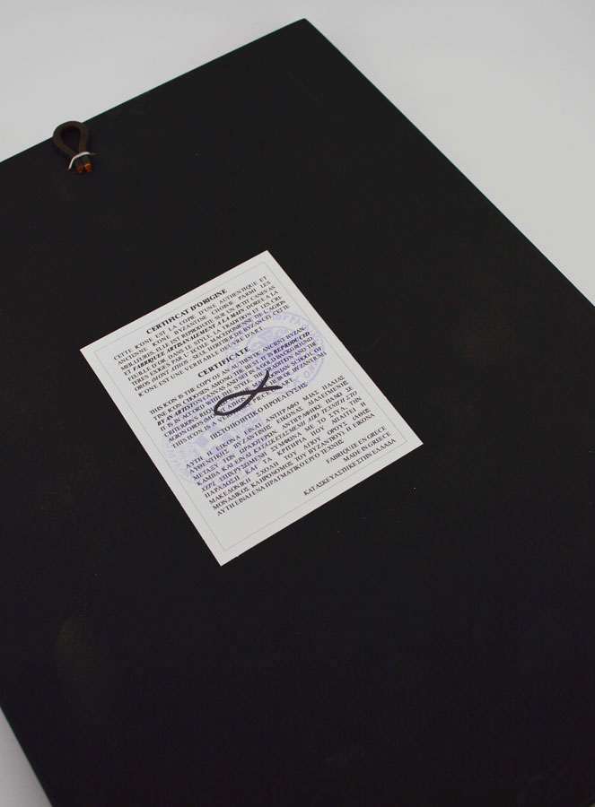 Icône Byzantine Sainte Athéna - 30 cm (pic 4)