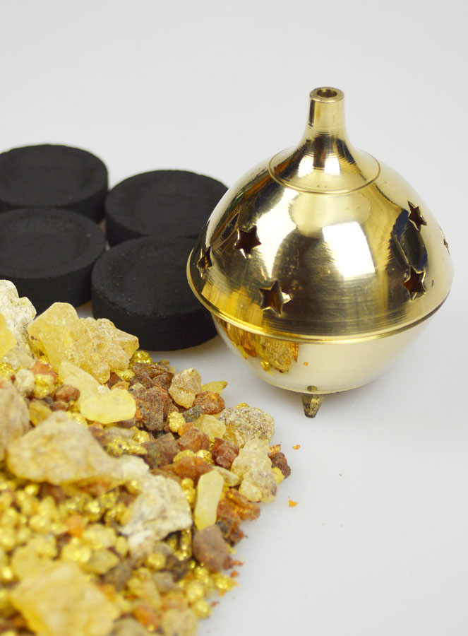 Coffret Encens Rois Mages + Charbon + Brûle-encens (pic 4)
