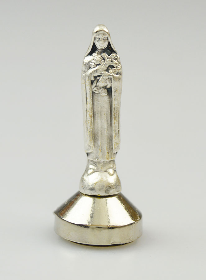 Statue Sainte Thérèse de Lisieux - Socle Aimanté - 5 cm (pic 1)