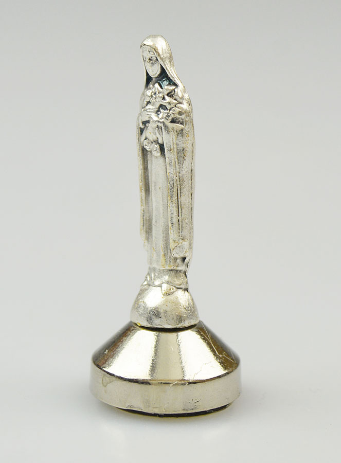 Statue Sainte Thérèse de Lisieux - Socle Aimanté - 5 cm (pic 2)