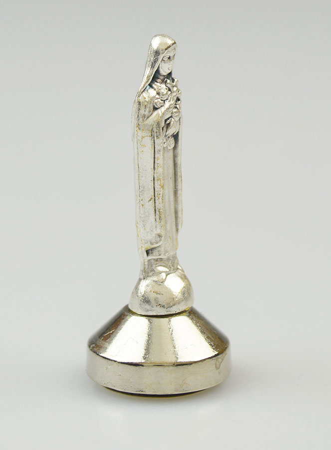 Statue Sainte Thérèse de Lisieux - Socle Aimanté - 5 cm (pic 3)