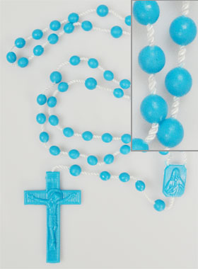 Chapelet Bleu Plastique (pic 1)