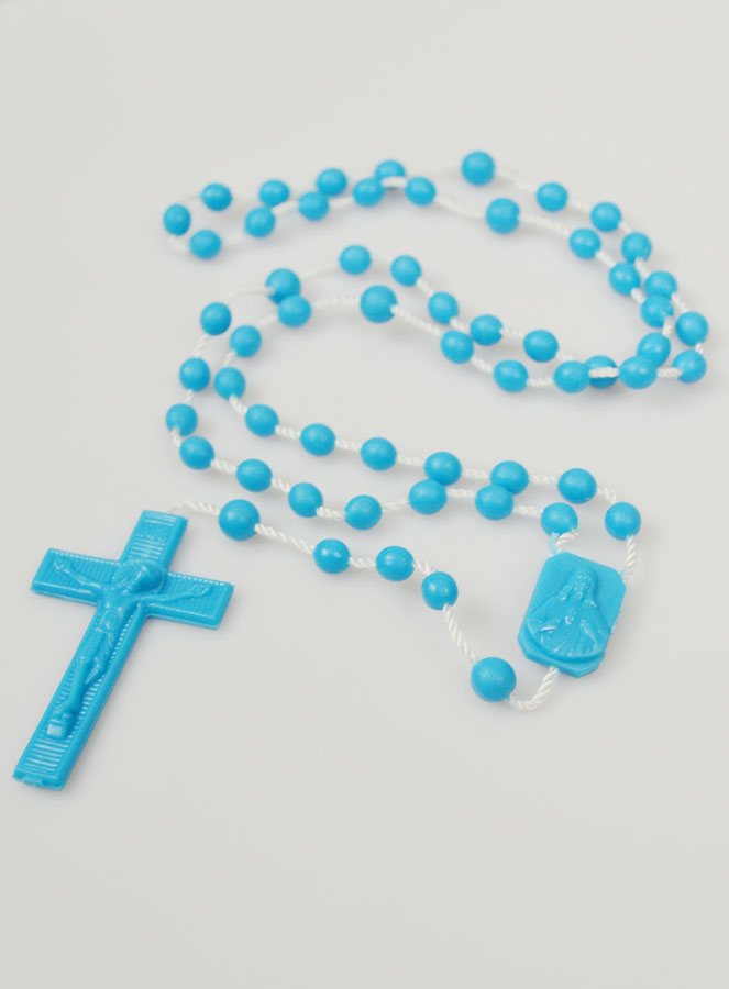 Chapelet Bleu Plastique (pic 2)