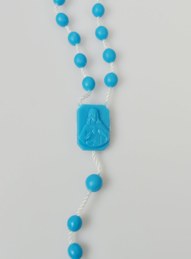 Chapelet Bleu Plastique (pic 3)
