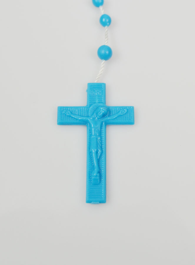 Chapelet Bleu Plastique (pic 4)