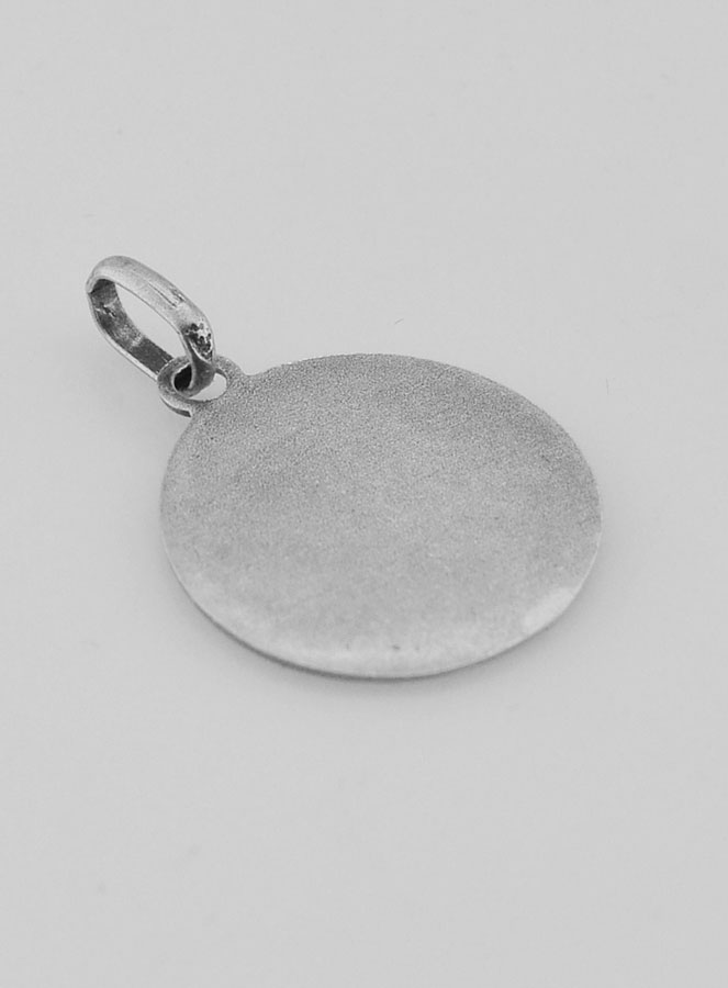 Médaille Archange Saint Michel en Argent Massif - 17 mm (pic 4)