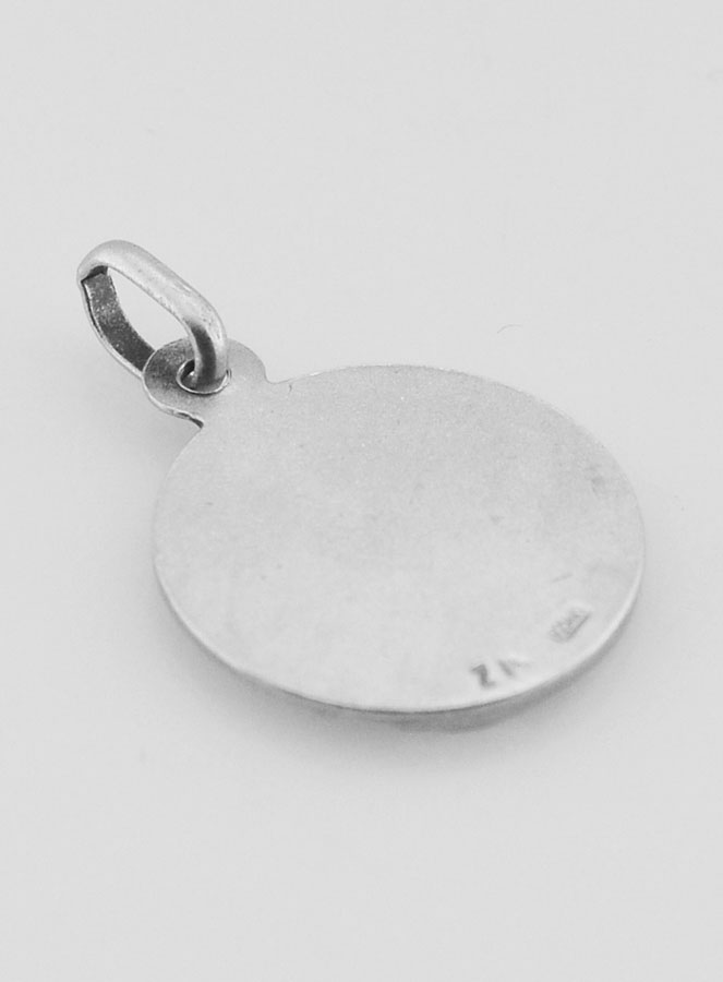 Médaille Sacré Coeur de Marie en Argent Massif - 17 mm (pic 4)