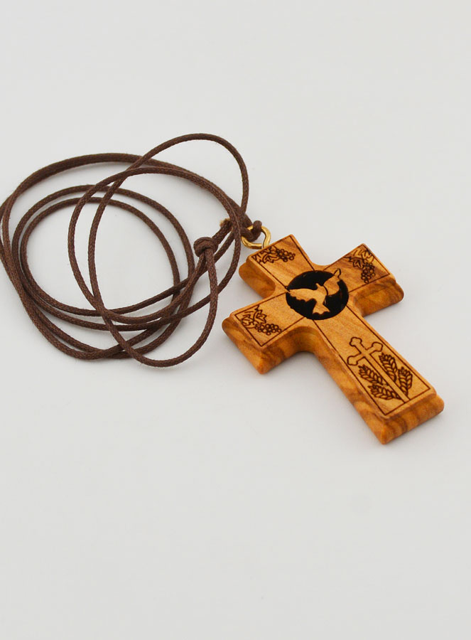 Croix D'aube de Communion - Colombe Esprit Saint (pic 2)