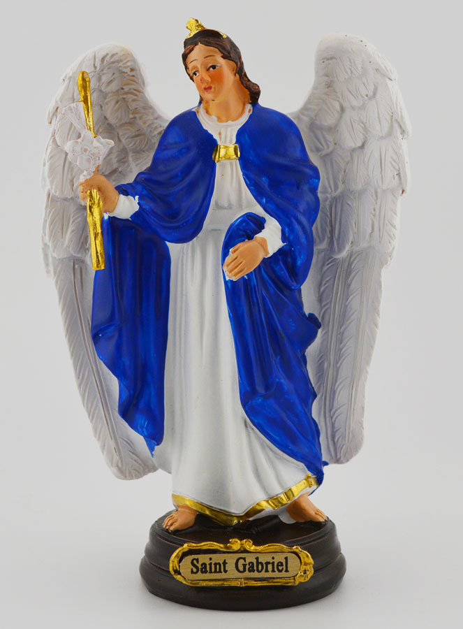 Statue Saint Gabriel Archange - 12 cm (pic 1)