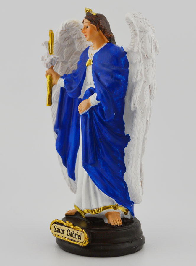 Statue Saint Gabriel Archange - 12 cm (pic 2)