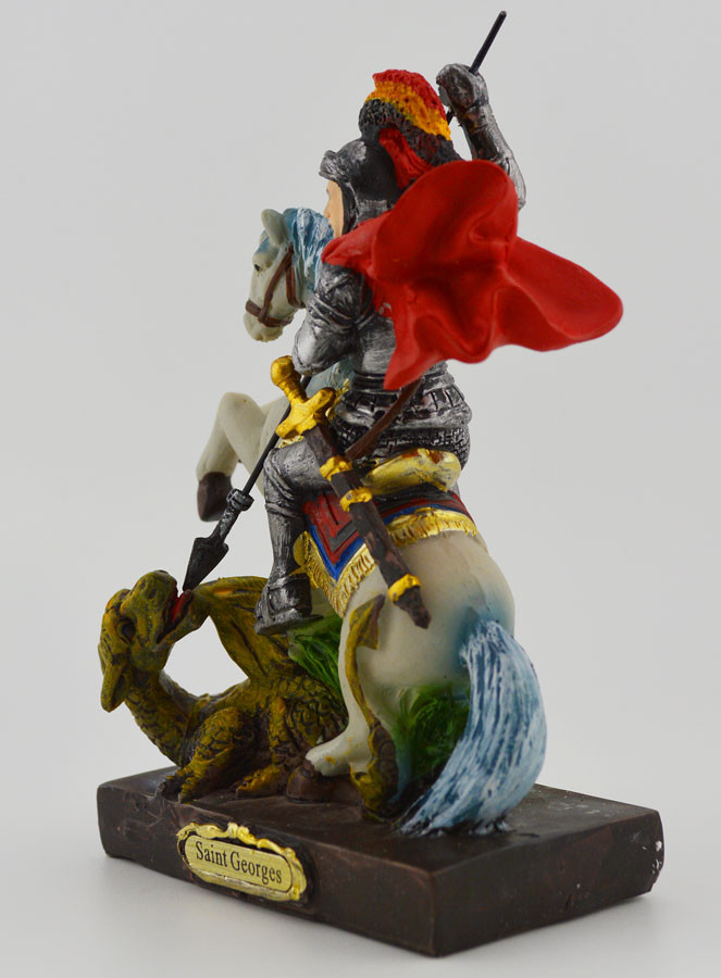 Statue Saint Georges - 12 cm (pic 2)