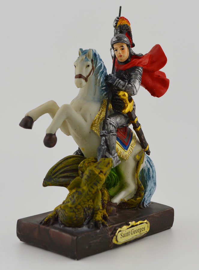 Statue Saint Georges - 12 cm (pic 3)