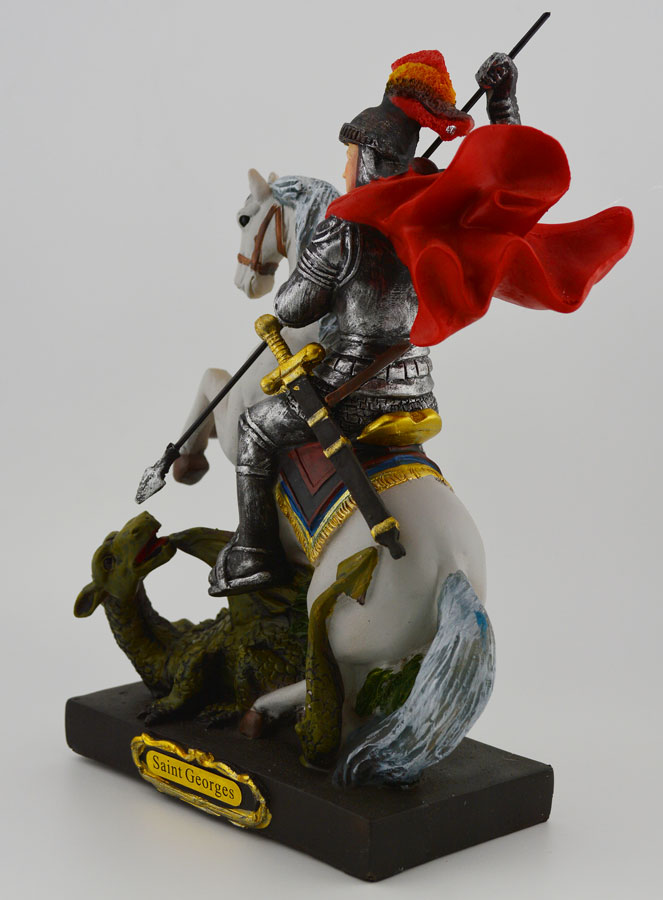 Statue Saint Georges - 20 cm (pic 2)