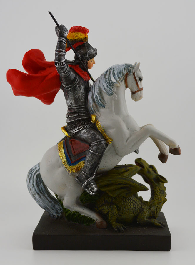 Statue Saint Georges - 20 cm (pic 4)