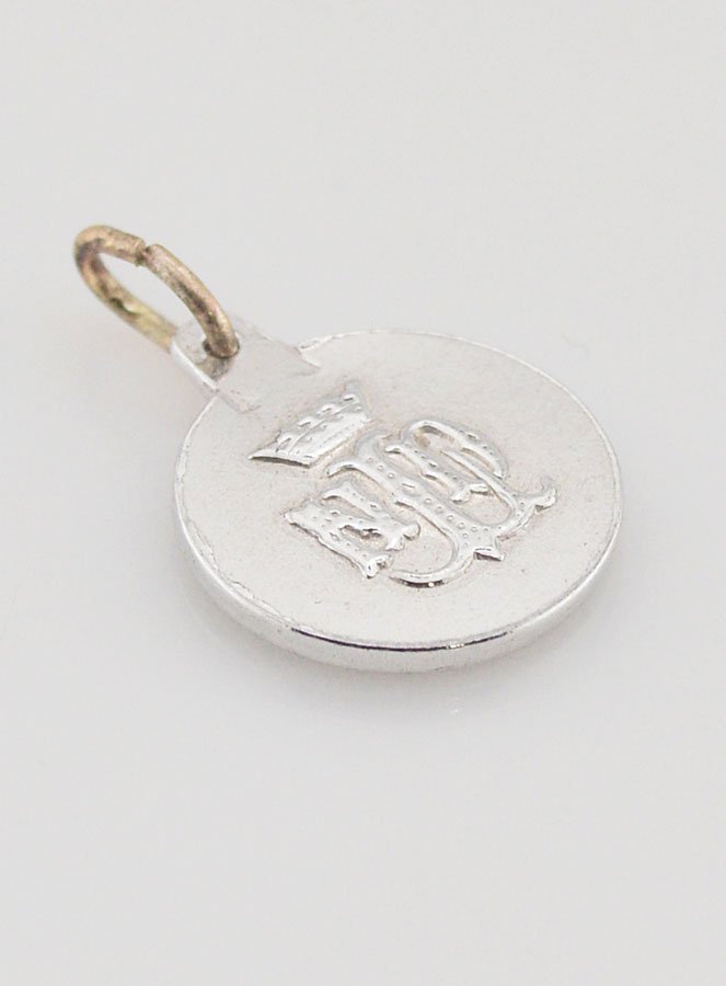 Médaille Notre Dame de Lourdes - Bleue 15 mm (pic 4)