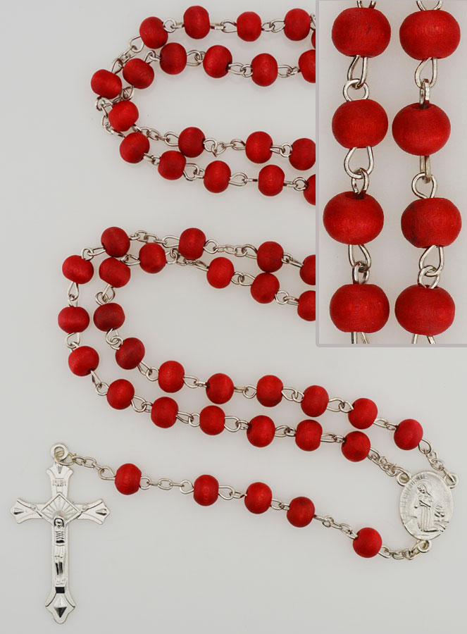 Chapelet en Bois de Rose de Lourdes (pic 2)