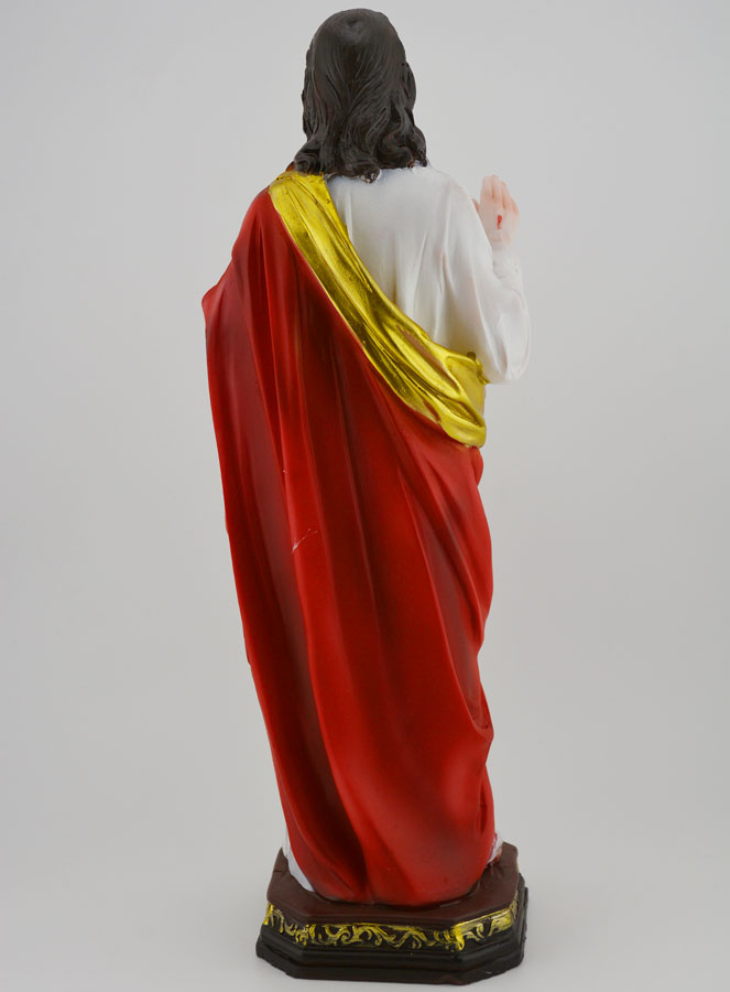 Statue Coeur Sacré de Jésus - Christ - 30 cm (pic 4)
