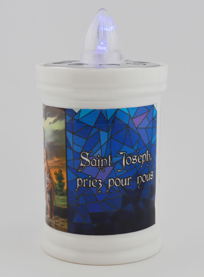 Bougie de Cimetière à Led Saint Joseph - 60 jours (pic 2)