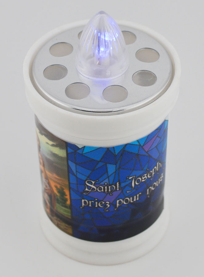 Bougie de Cimetière à Led Saint Joseph - 60 jours (pic 3)