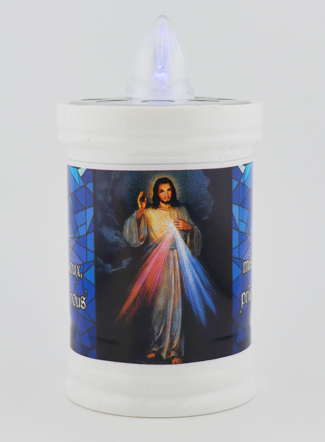 Bougie de Cimetière - Miséricorde Divine - 60 jours (pic 1)