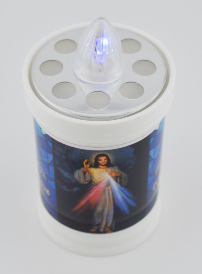 Bougie de Cimetière - Miséricorde Divine - 60 jours (pic 4)