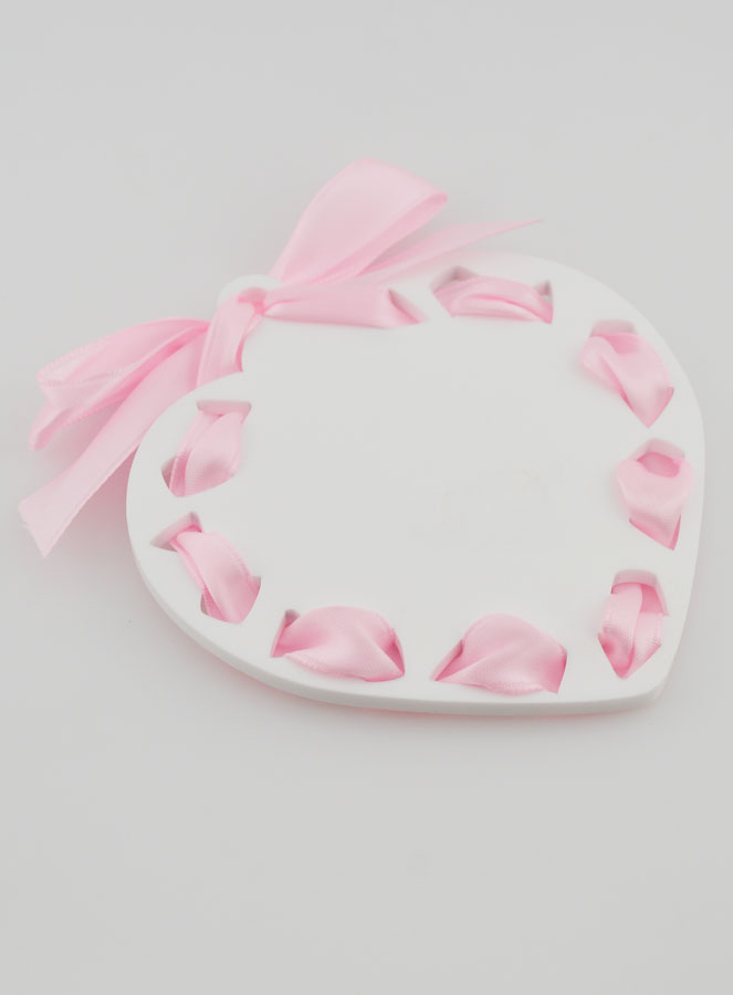 Icône Ange-Gardien Rose - Cadeau de Baptême Fille - 11 cm (pic 4)