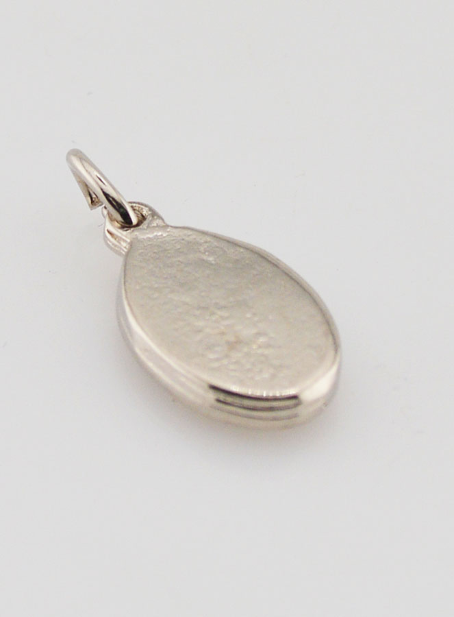 Médaille Ange Gardien Protecteur Argentée - 15 mm (pic 4)