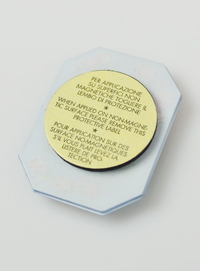 Plaque Auto Notre Dame de Lourdes - 4 cm (pic 4)