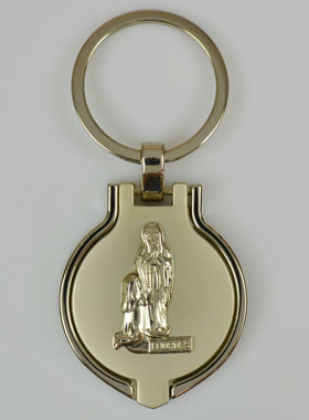 Porte-Clés de Lourdes Miroir et Porte-Photo - 3 cm (pic 1)
