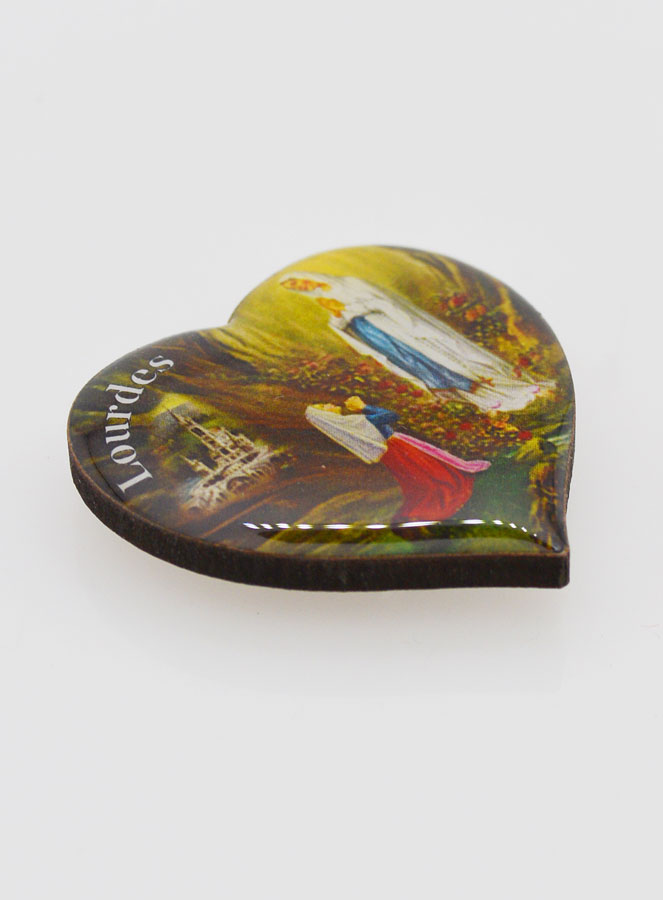 Magnet Religieux Coeur de Notre Dame de Lourdes (pic 3)