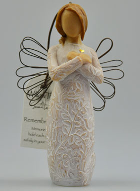 Ange Willow Tree - Ange du Souvenir (Remembrance) - 12 cm (pic 1)