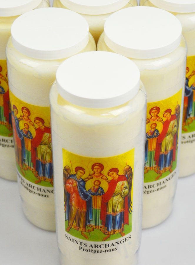 Lot de 6 Bougies de Neuvaine aux Saints Archanges de Dieu (pic 4)