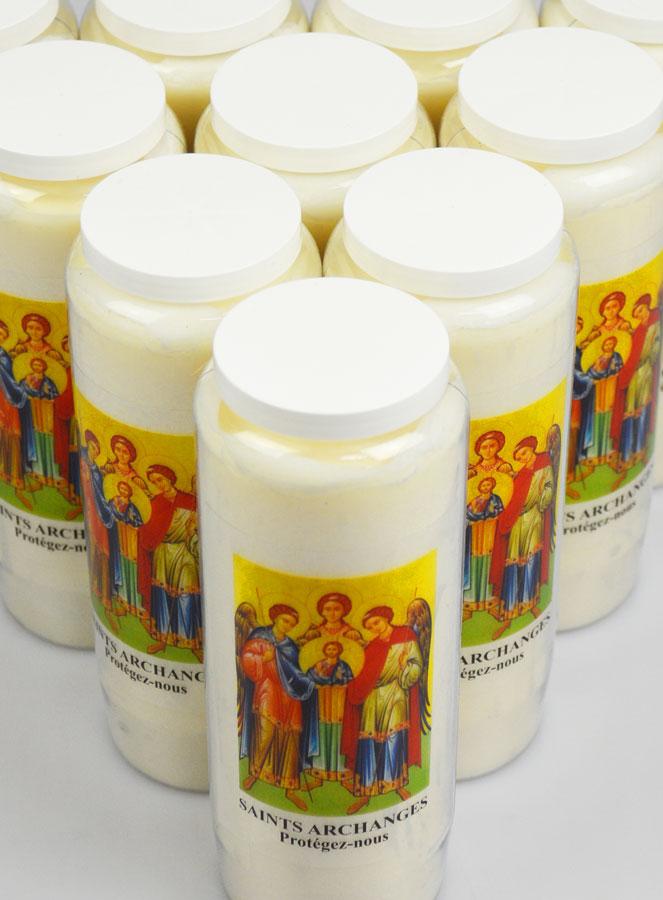 Lot de 10 Bougies de Neuvaine aux Saints Archanges de Dieu (pic 4)