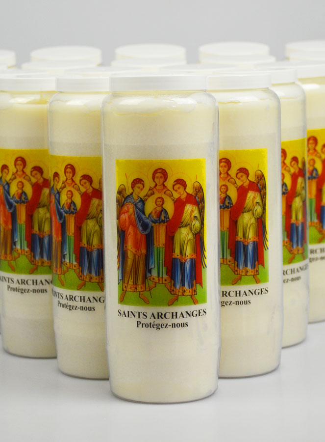 Lot de 20 Bougies de Neuvaine aux Saints Archanges de Dieu (pic 3)