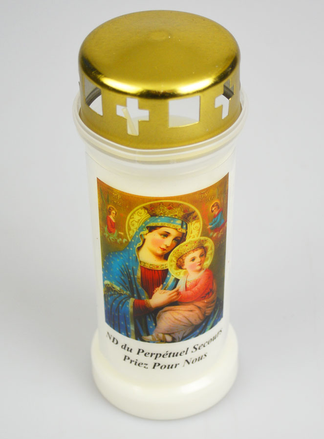 Bougie de Cimetière - Notre Dame du Perpétuel Secours (pic 2)