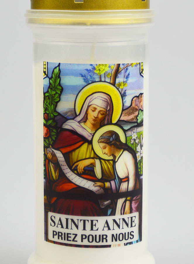 Bougie de Cimetière - Sainte Anne (pic 3)