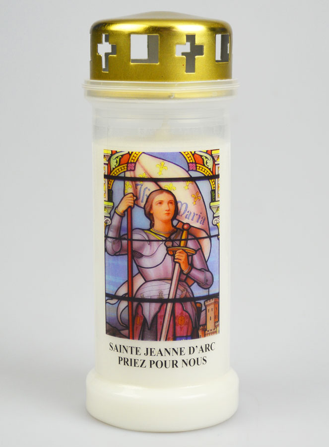 Bougie de Cimetière - Sainte Jeanne d'Arc (pic 1)
