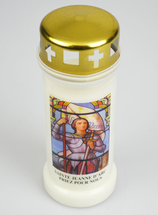 Bougie de Cimetière - Sainte Jeanne d'Arc (pic 2)
