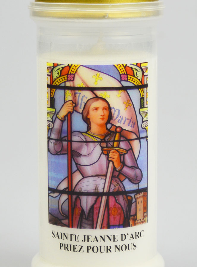 Bougie de Cimetière - Sainte Jeanne d'Arc (pic 3)