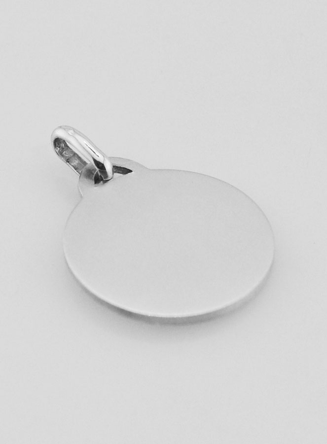 Médaille de la Sainte Vierge au Voile en Argent Massif - 18 mm (pic 4)