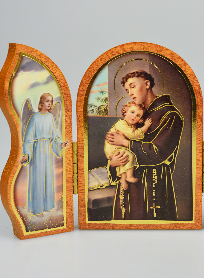 Icône Triptyque Saint Antoine de Padoue - 12 cm (pic 4)