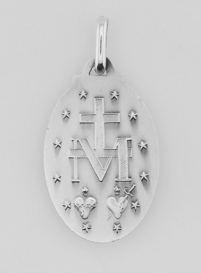 Médaille Miraculeuse en Argent Massif - 23 mm (pic 4)
