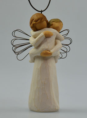 Ange Willow Tree - Etreinte d'Ange-Gardien (Angel's Embrace) - 11 cm (pic 1)