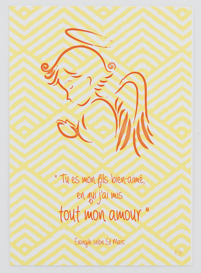 Carte de Baptême - Tu es mon Fils Bien-Aimé (pic 1)