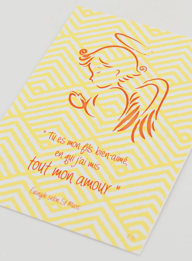 Carte de Baptême - Tu es mon Fils Bien-Aimé (pic 4)