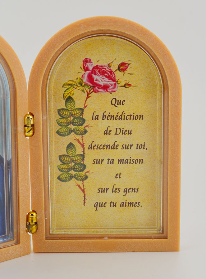 Icône Diptyque Sacré Coeur de Jésus + Prière de Bénédiction (pic 3)